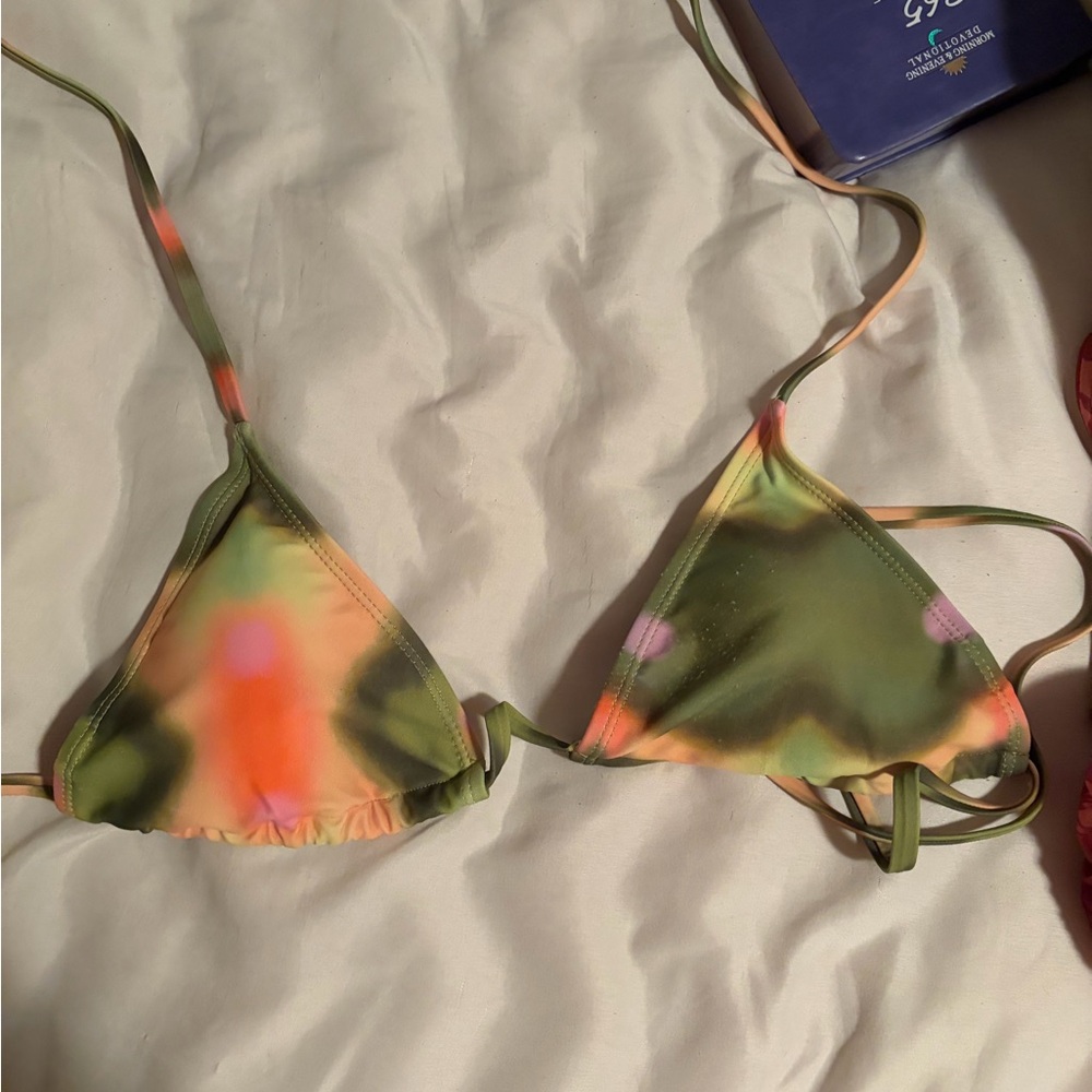 SHEIN Multicolor Tie-Dye Bikini